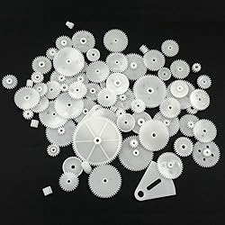 72PCS Small Motor Gears Plastic Gears for Motor RC