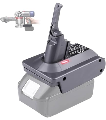 値下げ！ Dyson V8 sv10 fiuffy * Makita 18v Simple Plus+ Upgrade for DYS V7+V8 Battery Adapter Replacement