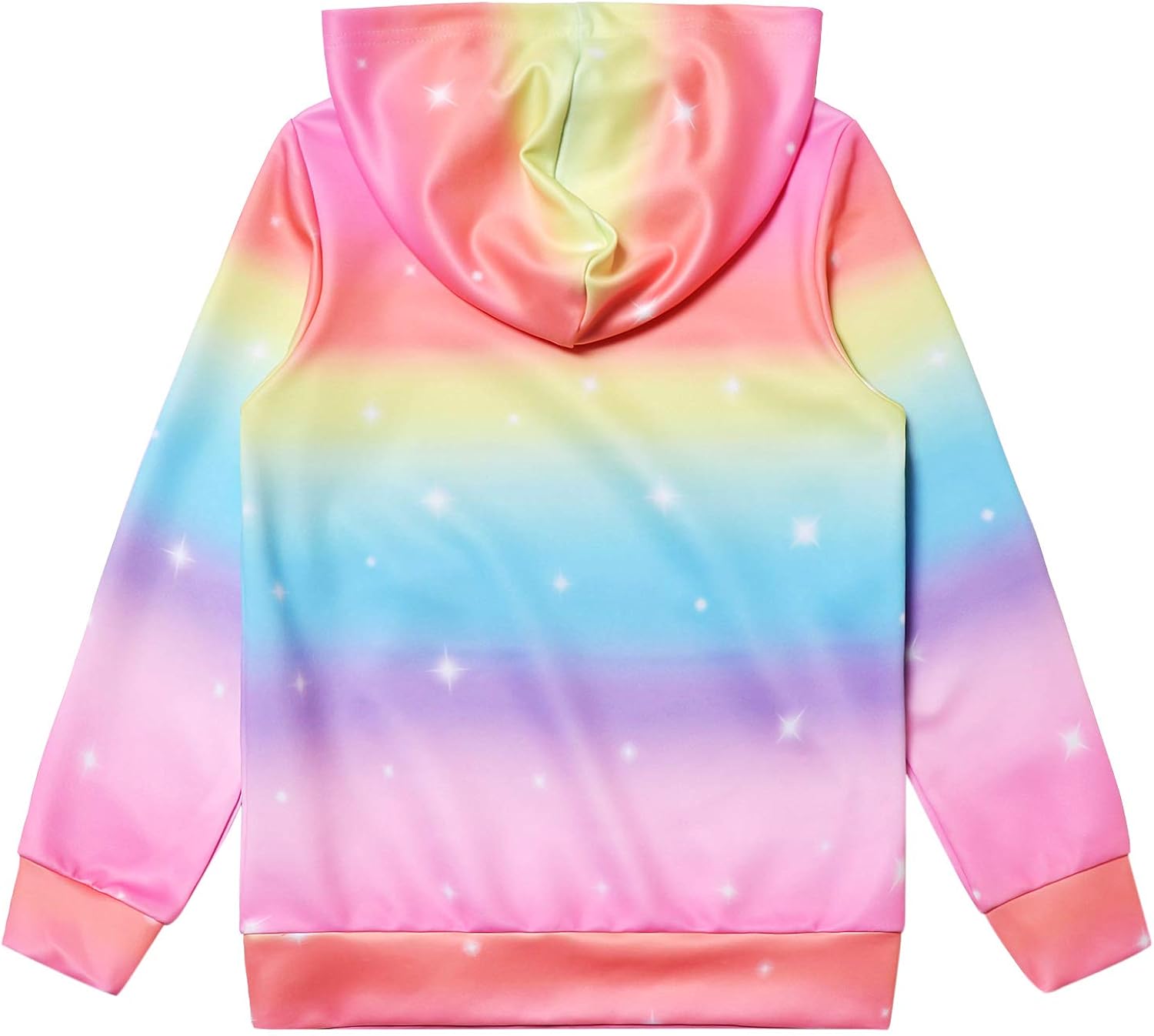 Mirawise Girls Pullover Hoodie Unicorn Sweatshirt with Pockets Hood Jacket 4-13Y: Clothing