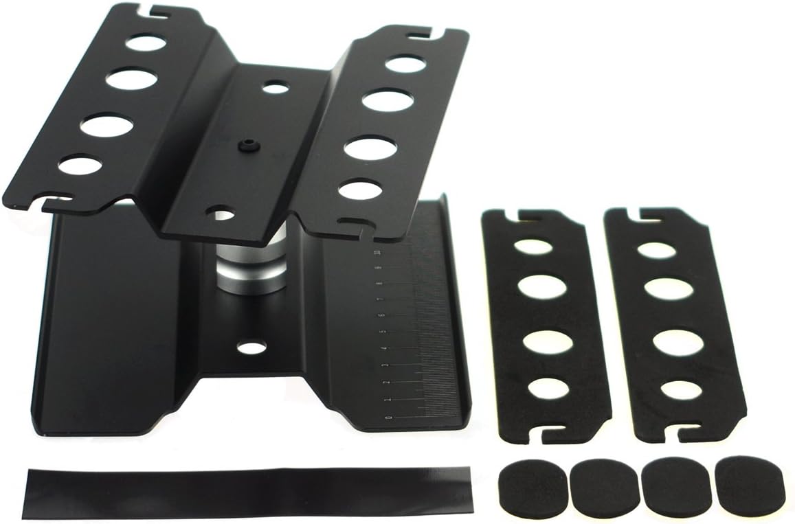 HobbyMarking RC 1/10 Model Car Repair Station Work Stand 360 Rotate for 1/8 Traxxas Tamiya 1/12 RC4WD Axial SCX10 (Black)
