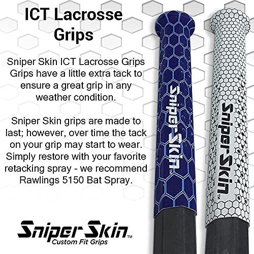 SNIPER SKIN ICT Lacrosse Stick Grip Better Alternative to Grip Tape