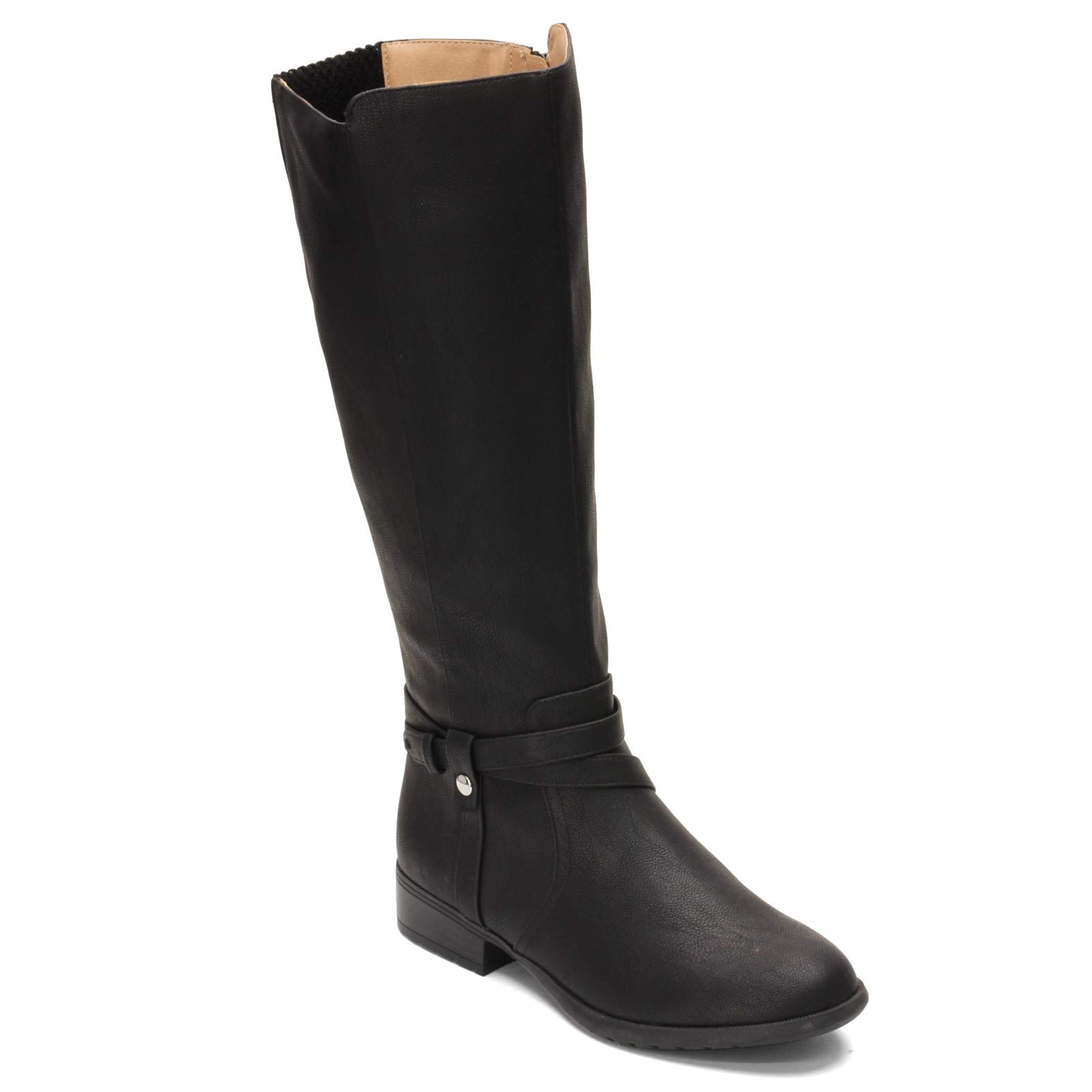 LifeStride Women’s Xtrovert-Wc Knee High Boot, Black Wide Calf, 6