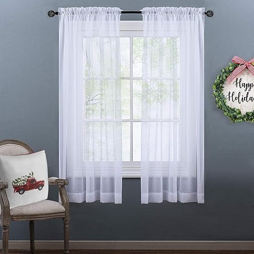 Amazon Com Nicetown White 60 Inch Wide 63 Inch Long Light