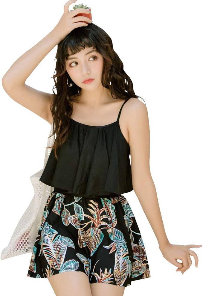 Amazon Teddy 水着 ワンピース レディース 体型カバー フレア お腹