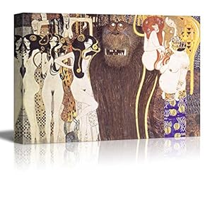 Beethoven Frieze The Hostile Forces by Gustav Klimt...