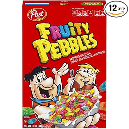 Amazon Com Post Fruity Pebbles Gluten Free Cereal 11 Ounce Pack Of 12