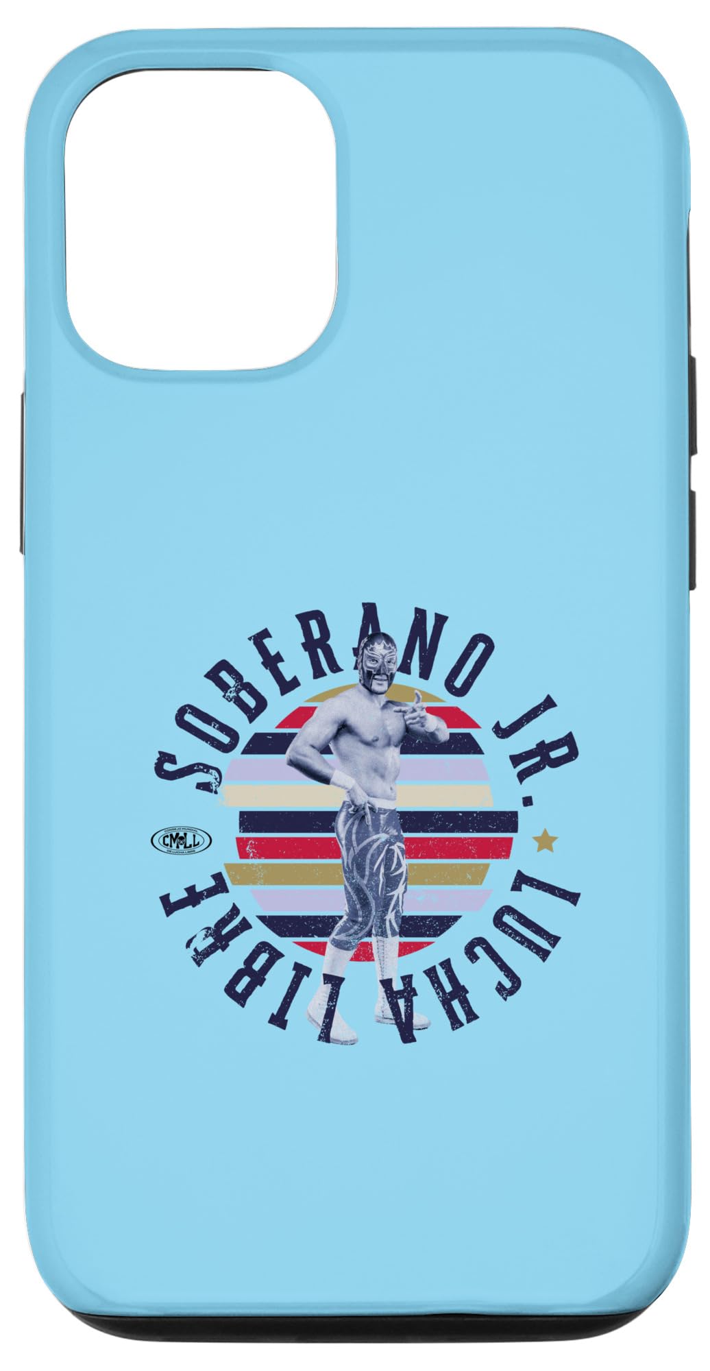 iPhone 15 Pro Soberano Jr. Mexican Luchador Ideal for men and women. Case