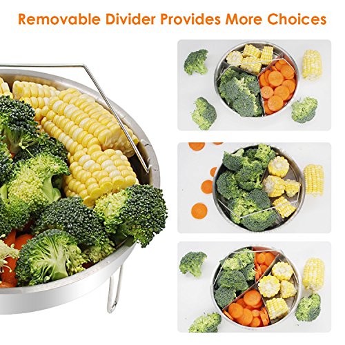 image for KwikFIX Steamer Basket Set Instant Pot Accessories - Steamer Basket + 