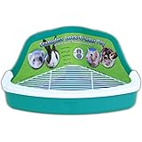 Ware Manufacturing Plastic Scatterless Lock-N-Litter Small Pet Pan (Colors May Vary)
