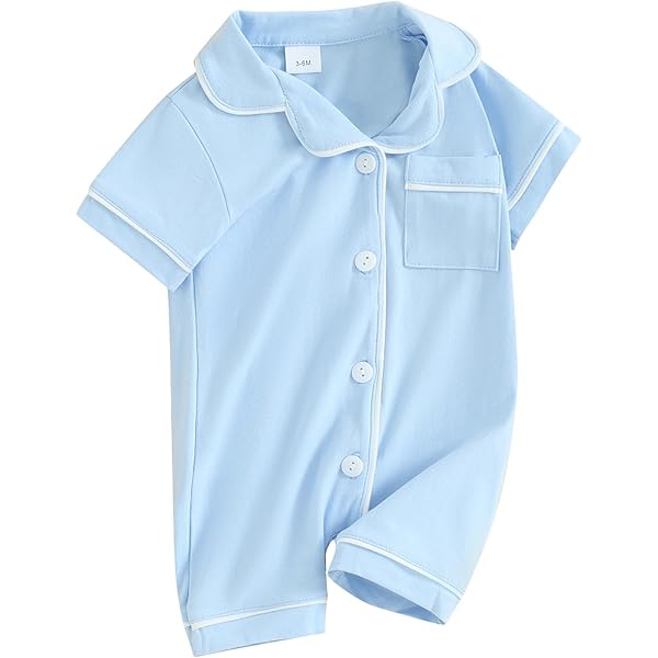Amazon.com: MAINESAKA Unisex Baby One Piece Pajamas Summer