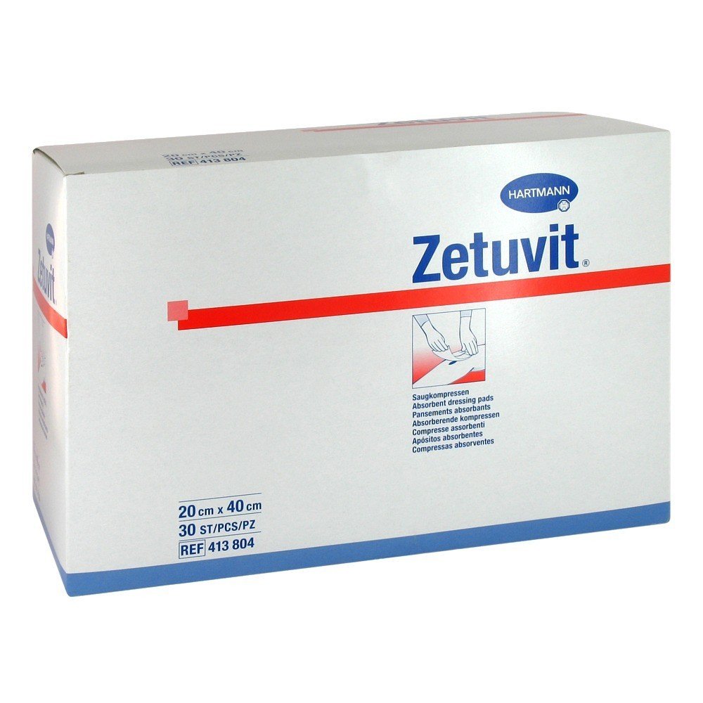 Zetuvit Non-Sterile Absorbent Dressing 20 x 40 cm Pack of 30