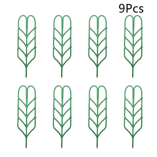 Yardwe 9 pcs jaulas y Soportes para Plantas Maceta de jardín Mini ...