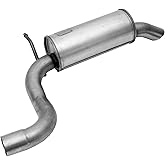 Walker 53749 Direct Fit Exhaust Resonator and Pipe Assembly 2.25" Inlet (ID) 2.25" Outlet (OD) for Chrysler Town &amp; Country