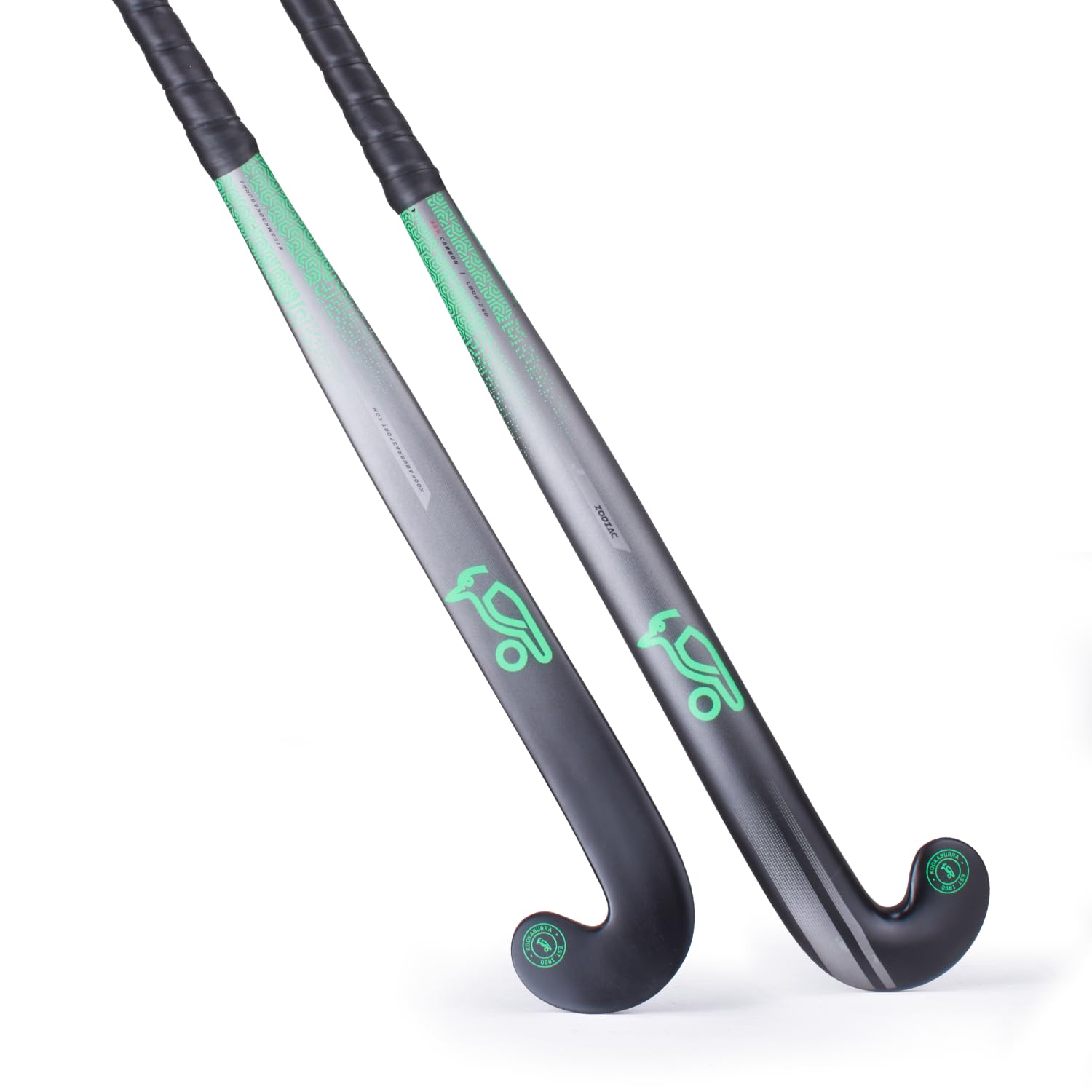Kookaburra Unisex Zodiac Field Hockey Stick, Black/Green, 37.5 Light EU