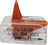 Wago 221-412 50 Pieces Lever Connector 0.14-4 mm2 Transparent Small view 7