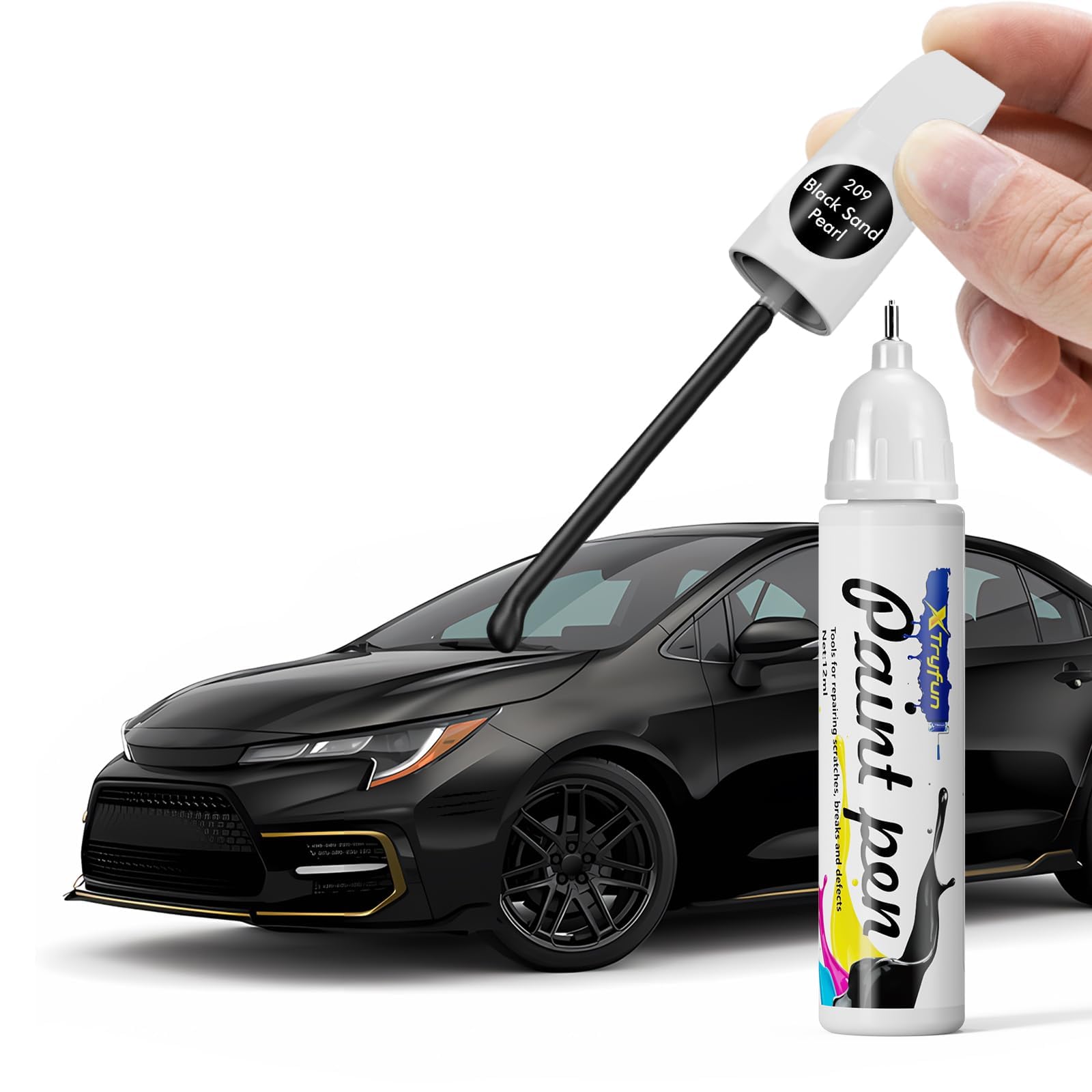 XTryfun 209 Black Sand Pearl Touch Up Paint