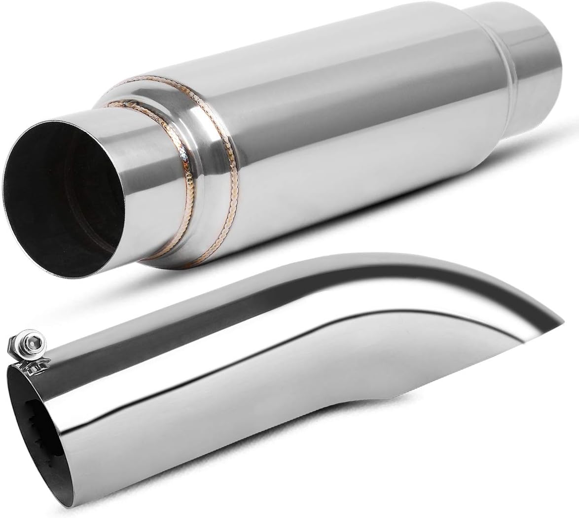 AUTOSAVER88 Standard 3 Inch Inlet Turn Down Exhaust Tip