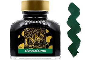 Diamine 80ml Sherwood Green fountain pen ink bottle