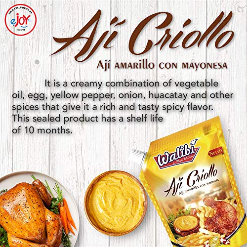 Walibi eJoyStore Aji Criollo Hot Yellow Peruvian Pepper Sauce 200gr