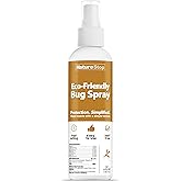 NatureStop Eco-Friendly Bug Spray, DEET-Free Insect Repellent for Skin & Outdoor Protection, 6 oz (180mL)