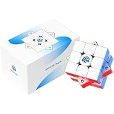 CuberShop GAN 356 MagLev UV Coated Stickerless 3x3 Speed Cube, Gans Upgraded 2023 Pro Version, Smooth &amp; Fast 3x3 Magic Cube