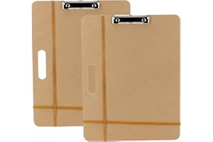 DIICCYO 13 x 17 Artist Sketch Board with Handle for Drafting Art, Portable Drawing Board Art Clipboard with Sturdy Clip and R