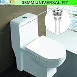 LRMYS 38mm Round Dual Push Toilet Button Chrome Silver Replacement view 5