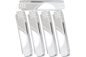 Adviace Grill Replacement Parts for Nexgrill 5 Burner 720-0888, 720-0888N, Home Depot Nexgrill 720-0830H, Stainless Steel Grill Heat Plates Shield Tent, Burner Cover, Flame Tamer, Flavor Bar, 5 Pack