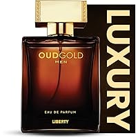 Liberty Oud Velvet Gold Eau de Parfum for Men, Long Lasting Unisex Luxury Perfume - Woody Oriental Scent with Musk & Oud EDP 