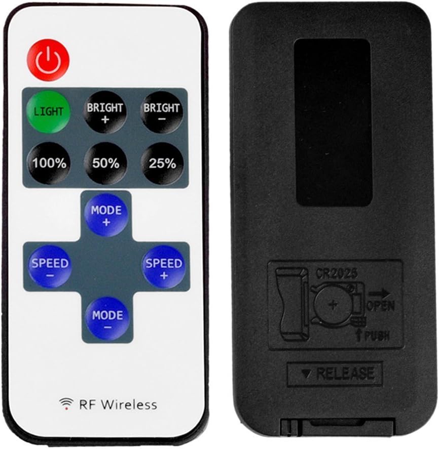 LitaElek LED Strip Controller with RF Wireless Remote Control DC 5-24V 5A Mini LED Dimmer for 2 pin Monochrome COB LED Strip and SMD 5050 3528 2835 5630 LED Tape LED Ribbon LED Rope LED String Light - Image 4