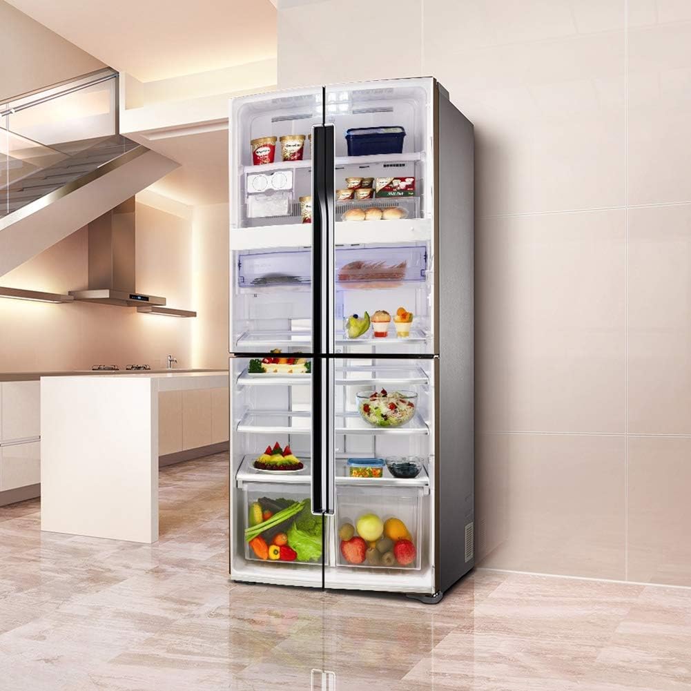 Best Refrigerator Full Door Cover Decal Vinyl Removable Sticker