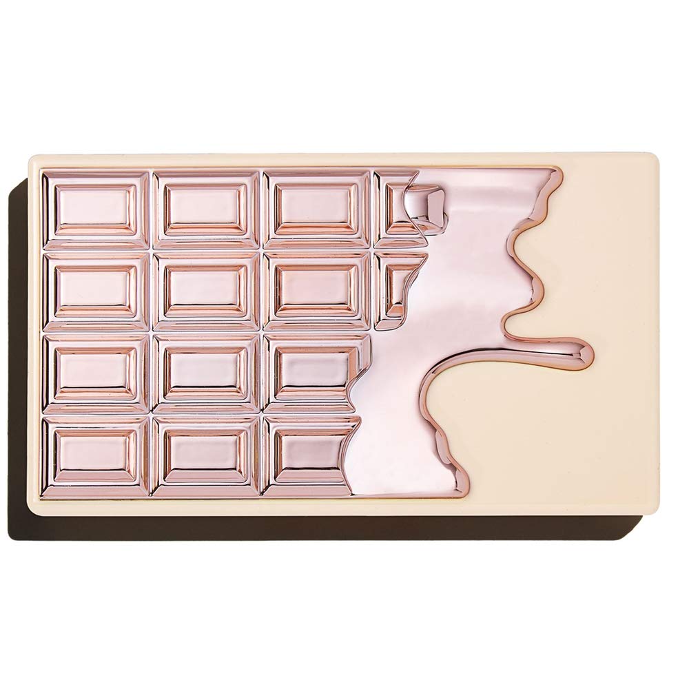 I Heart Revolution Rose Gold Glow Mini Chocolate Highlighter Palette, Shimmer Highlighter Duo
