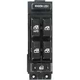 Power Window Switch Master Control Driver Side Compatible for 2000 2001 2002 Chevy Silverado Tahoe Suburban &amp; GMC Yukon XL Sierra 1500HD 2500HD 3500, 02 Cadillac Escalade OE Replace 15062650