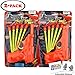 Suction Dart Gun Toy Blast For Kids with Rubber Mirror Stick Ammo Blaster Plastic Shots with rubber Suction Tips (2 Pack)