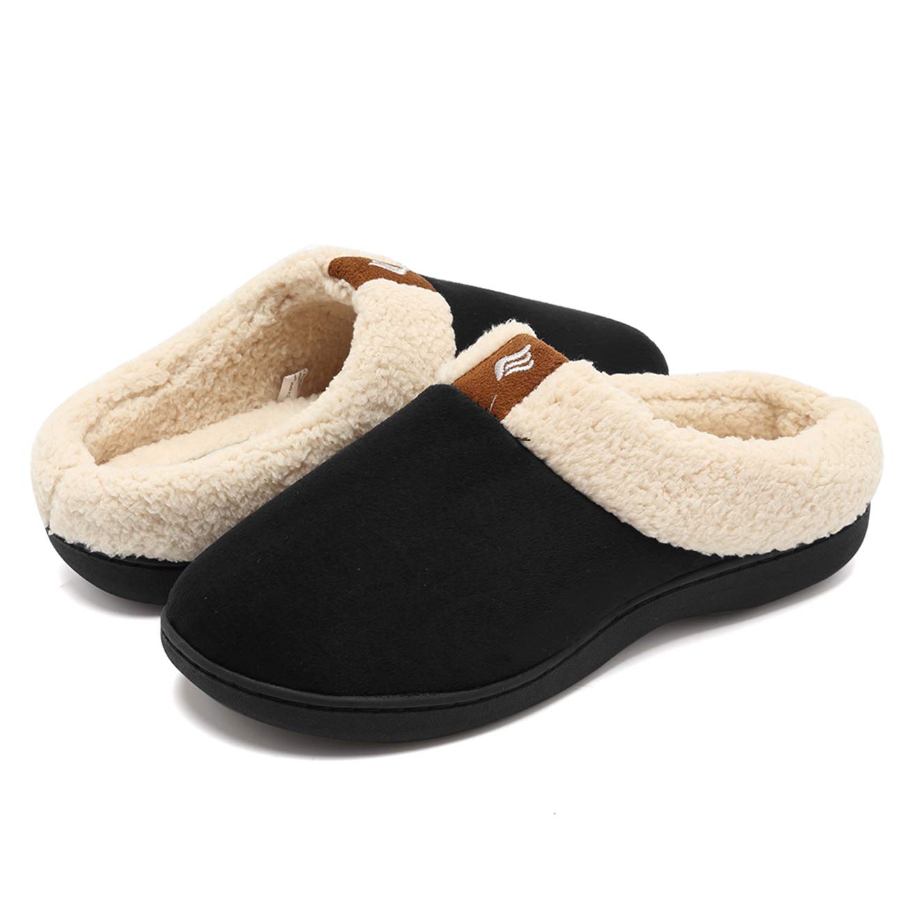 Memory Foam Slippers Suede 