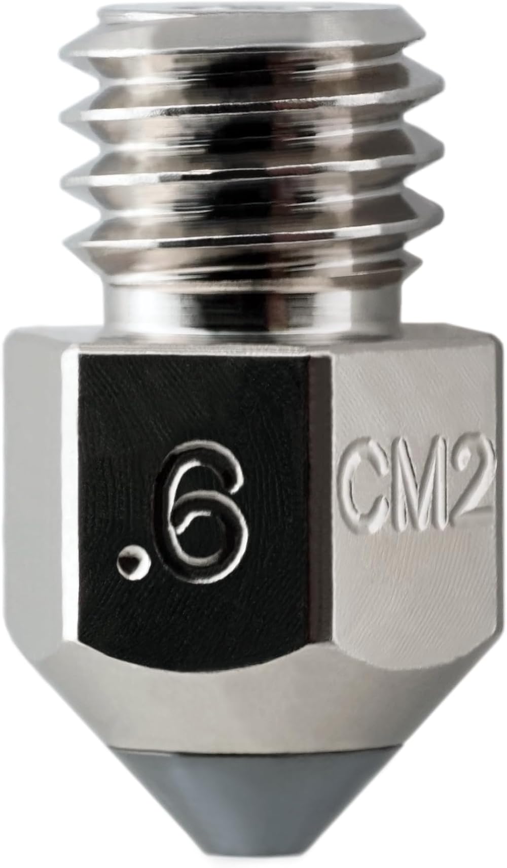 Micro Swiss CM2 MK8 Nozzle 0.6mm Hardened Steel Copper Core High Temp