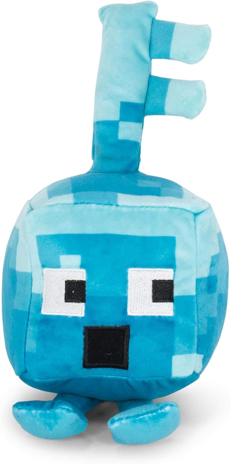 Amazon マインクラフトダンジョンズ ダイヤモンド キーゴーレム ぬいぐるみ ハッピーエクスプローラーシリーズ Minecraft Dungeons Happy Explorer Diamond Key Golem Plush ぬいぐるみ おもちゃ