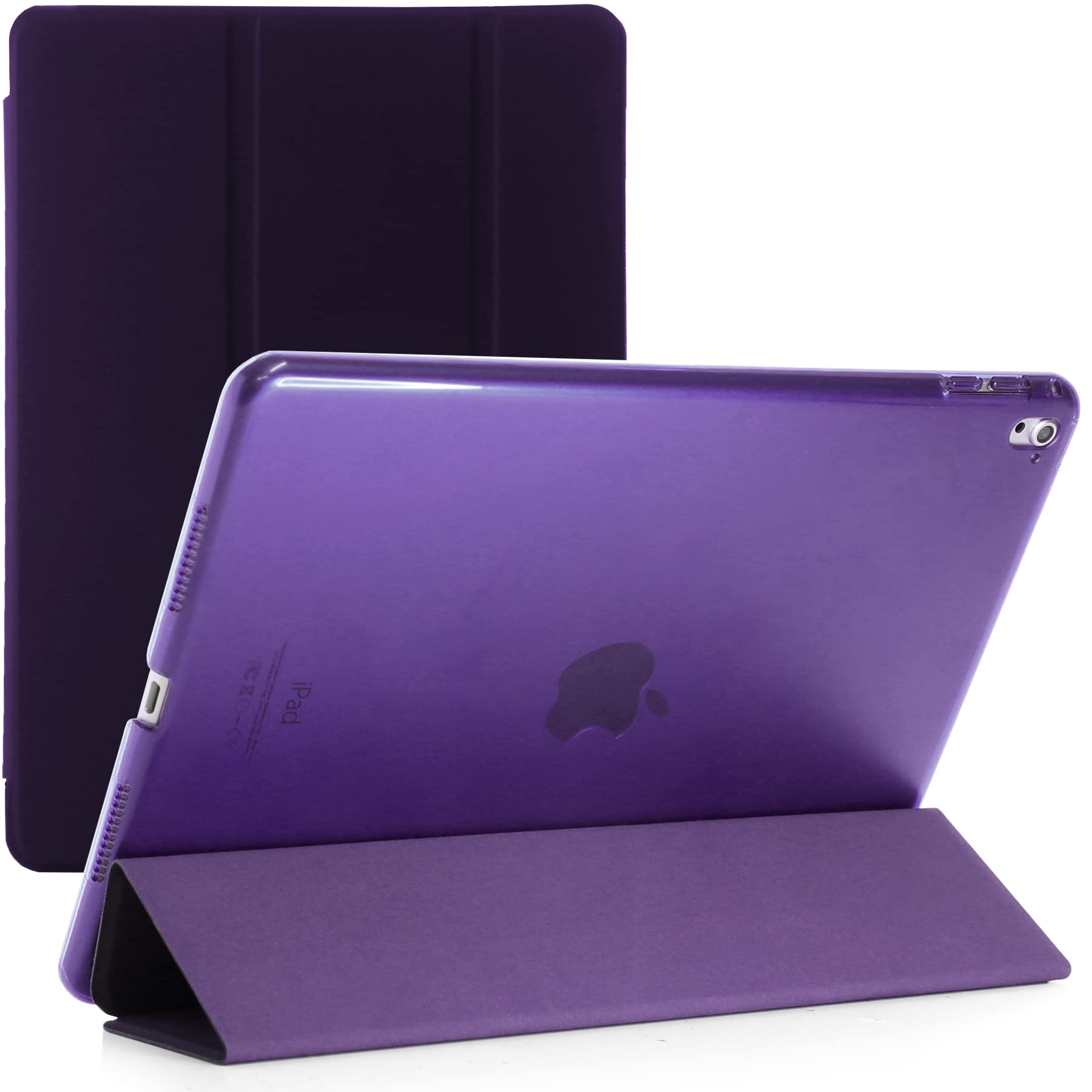 Smart Magnetic Stand Case For Only Apple iPad Pro 9.7 Release in 2016 (Purple)