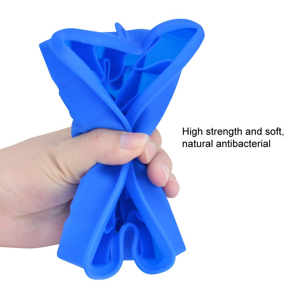 Ice Cube Trays,Guardians 24 Cube Food Grade Silicone Ice Tray Molds Easy Release Ice Jelly Pudding Maker Mold (Blue-2 Pack)