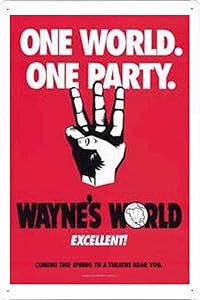 Waller's Decor Metal Plate Movie Theater Decor Wall Decal Tin Sign Poster Wall Art 7.8