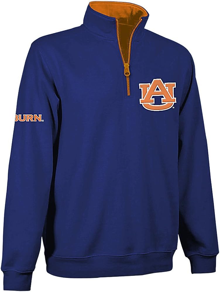 quarter zip college sweatshirt