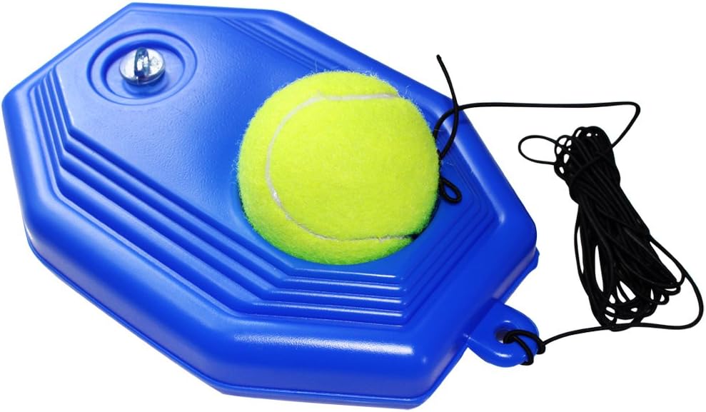 FANGCAN Tennis Ball Trainer Set with Rubber Elastic Rope for Kids Youth Beginner Practice