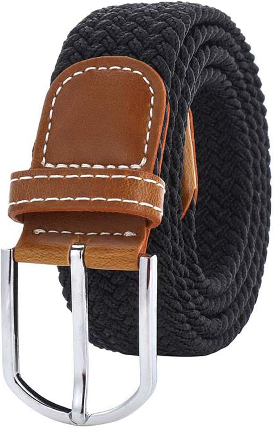 No Hole Adjustable Outdoor Stretch Woven Belt Casual Canvas Manual Adjustment Belt Men Women Pin Buckle Gifts Belt