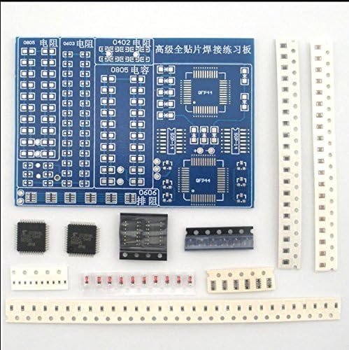 SMT SMD Component Welding Practice Board Soldering DIY kit resitor diode Transistor by Start Learning Electronic