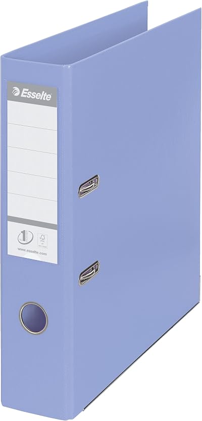 Esselte Solea A4 Lever Arch File 75 mm Spine 500 Sheets Blue