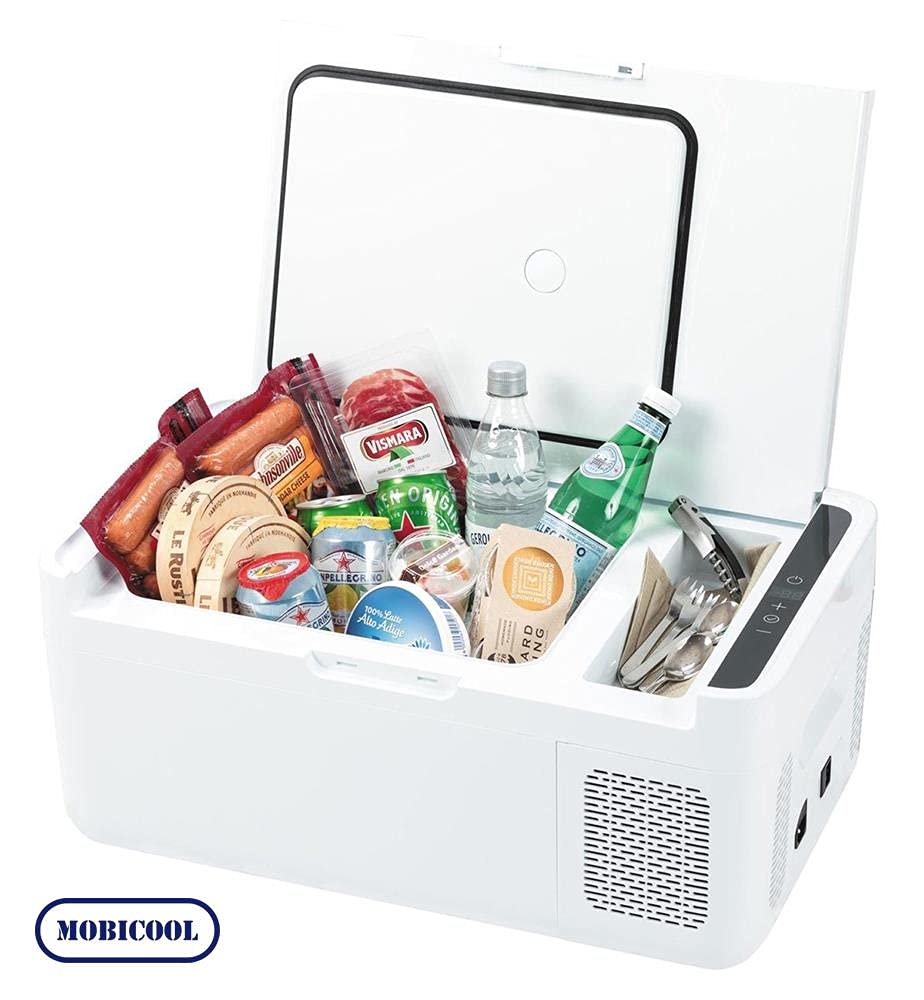 MOBICOOL MCG15 Kompressor-Kühlbox, 15 L, Kühlung bis -18 °C, mit leistungsstarker Schnellkühlung Weiß 7