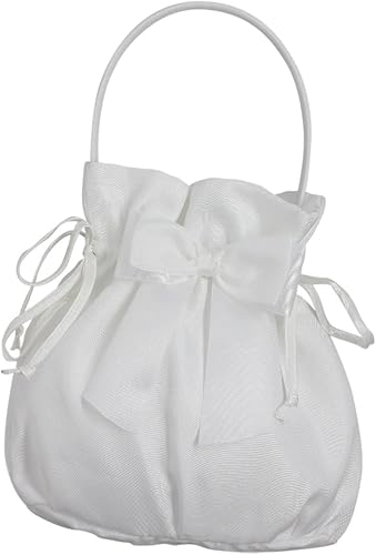 Boutique Magique Sac Enfant Ou Adulte Pour Ceremonie Mariage Communion Avec Anse Blanc Taille Unique Amazon Fr Chaussures Et Sacs