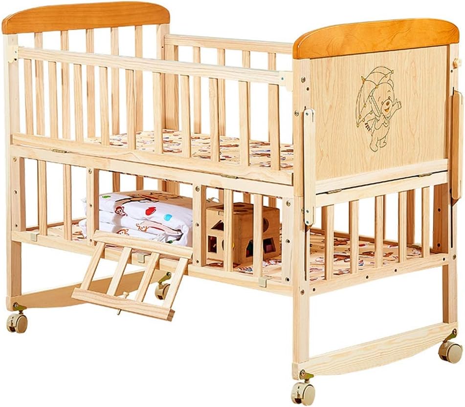 pine cot bed with drawer