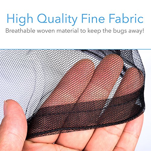 image for MEKKAPRO Mosquito Head Net | No-See-Um Bug & Insect Repellent Netting 