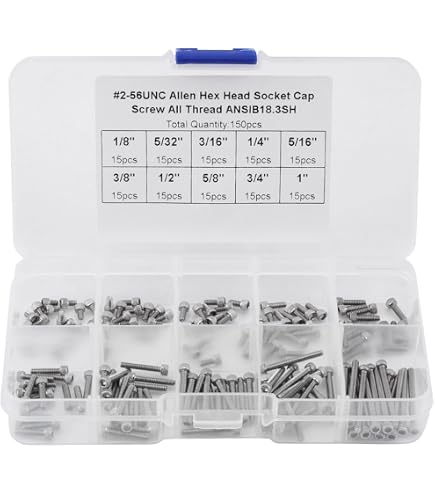 Viti Testa Tonda 10-32 X 3/16 Phillips Acciaio Inox 18-8 &ndash; Confezione Da 50 Pezzi Fastenere